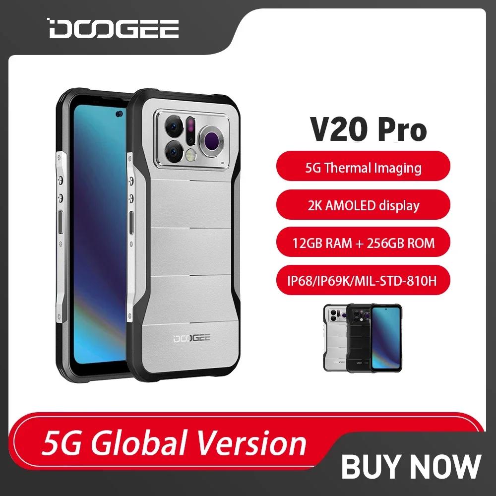 DOOGEE V20  5G ȭ Ʈ, ȵ̵ 12GB + 256GB, 6.43 ġ, 2K AMOLED ÷, 64MP AI Ʈ ī޶, 6000mAh NFC